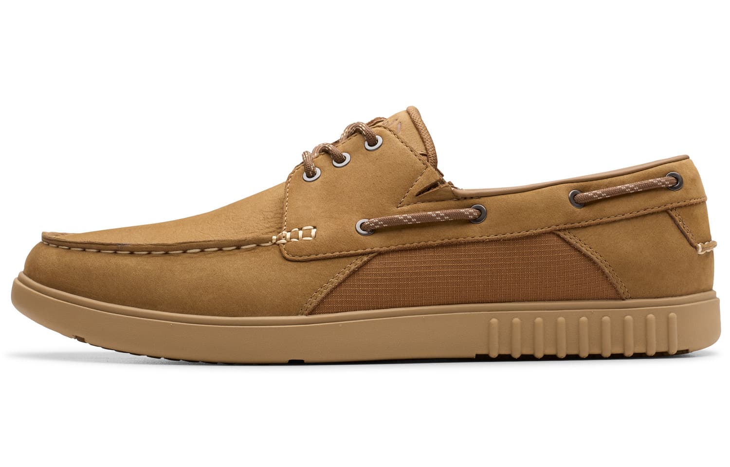 Clarks Fabric Fashion Versatile Comfortable Casual Shoes Men's Tan