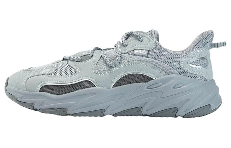 FILA Wave Running Shoes Men Low-Top Gray Blue