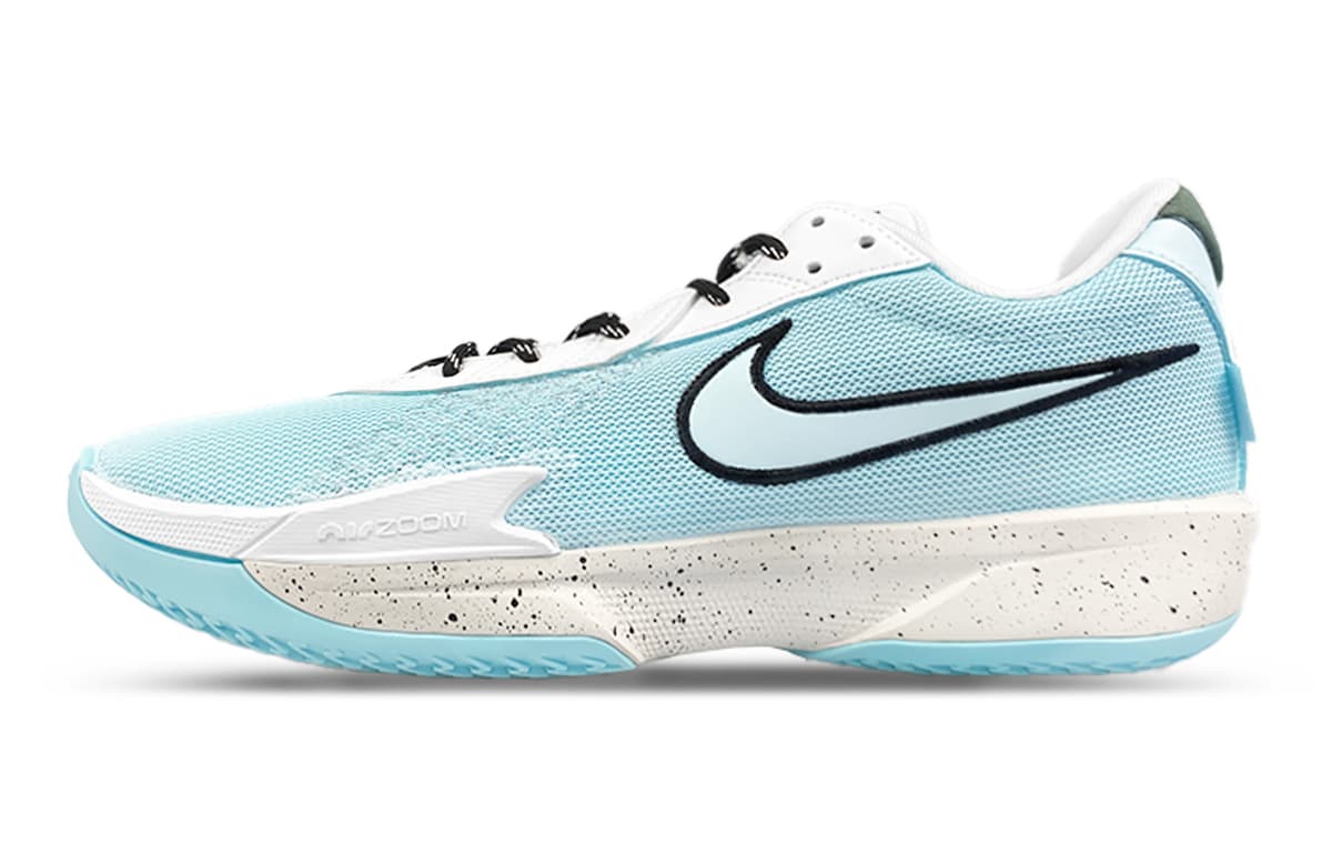 Nike Air Zoom G.T. Cut Academy Basketball Shoes Unisex Low-Top Black White Blue