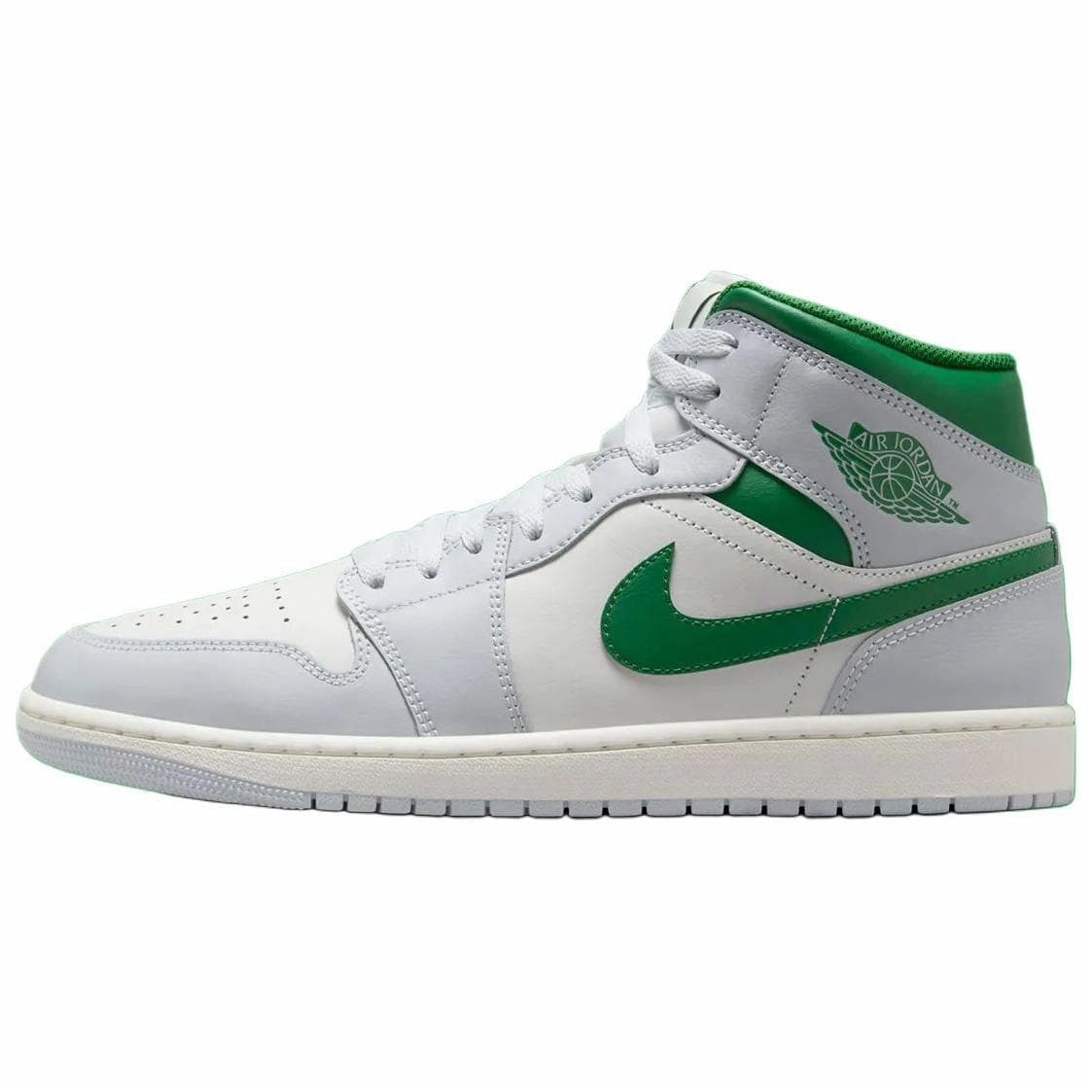 JORDAN Air JORDAN 1 Vintage Basketball Shoes Men Mid-Top White Green