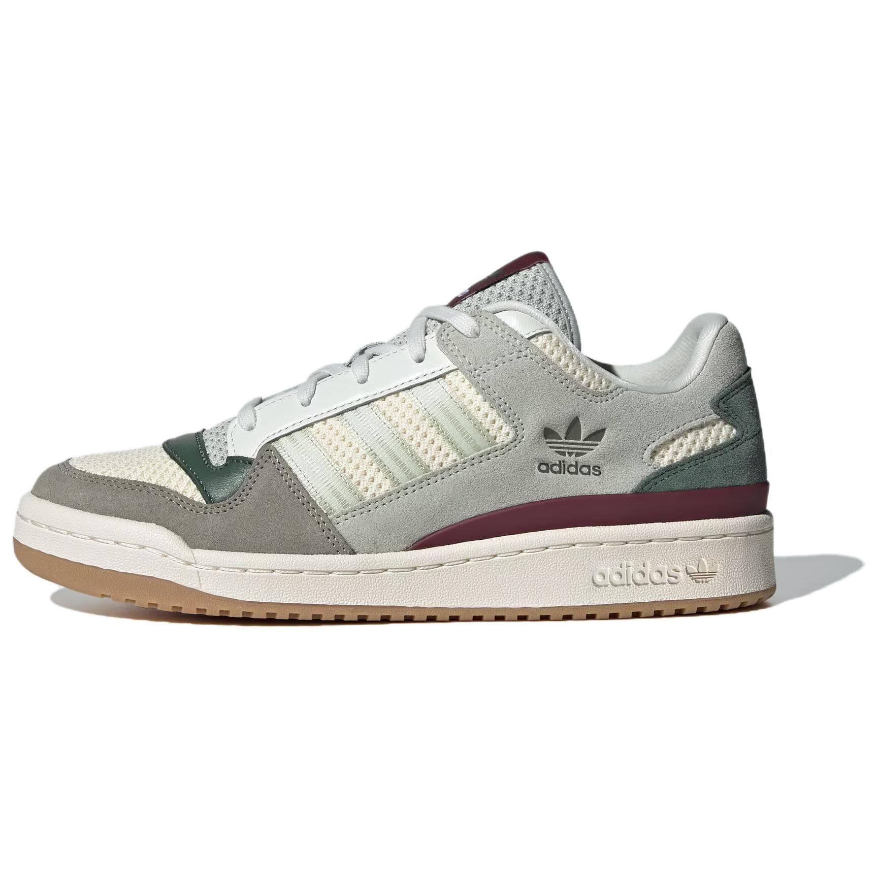 Adidas Originals FORUM Anti-Slip Wear-Resistant Low-Top Casual Shoes Unisex Green