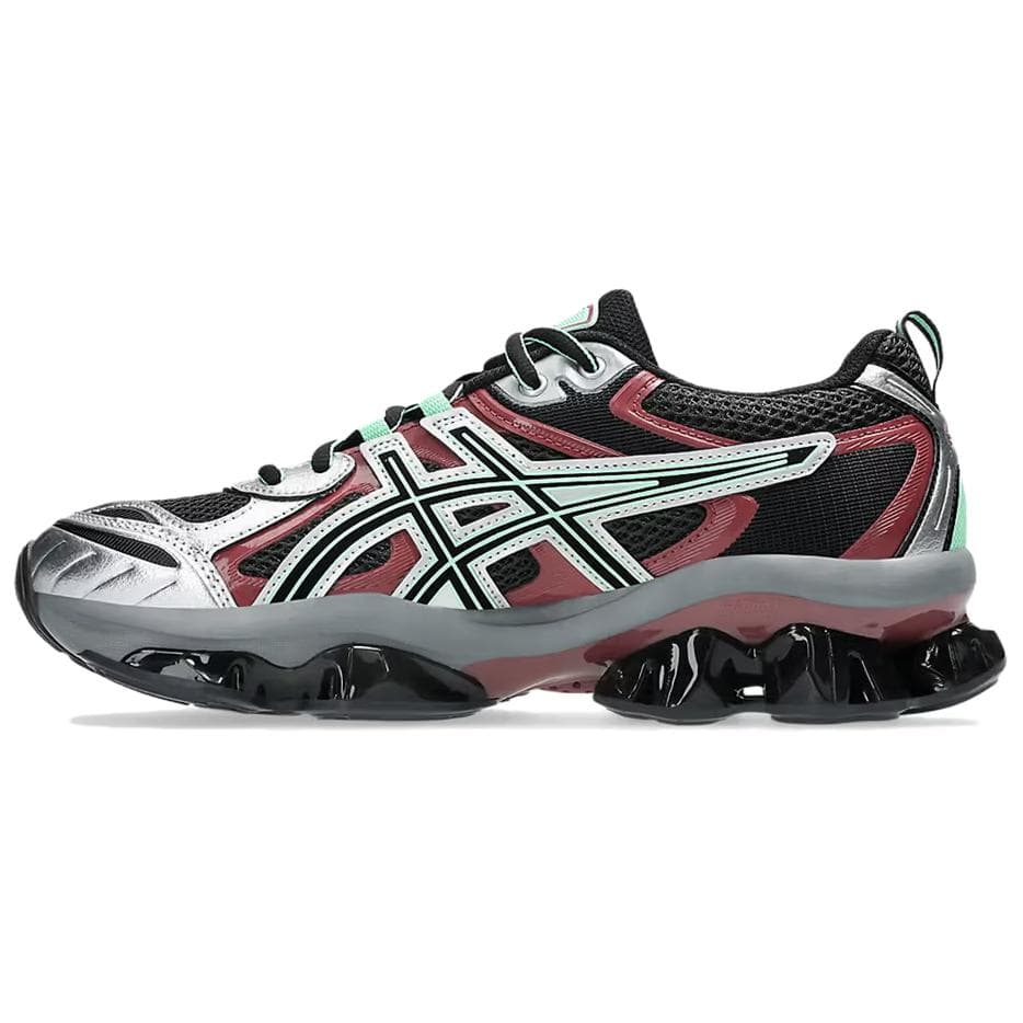 Asics GEL-Quantum Kinetic Comfortable Versatile Wear-Resistant Low-Top Running Shoes Unisex Black Silver