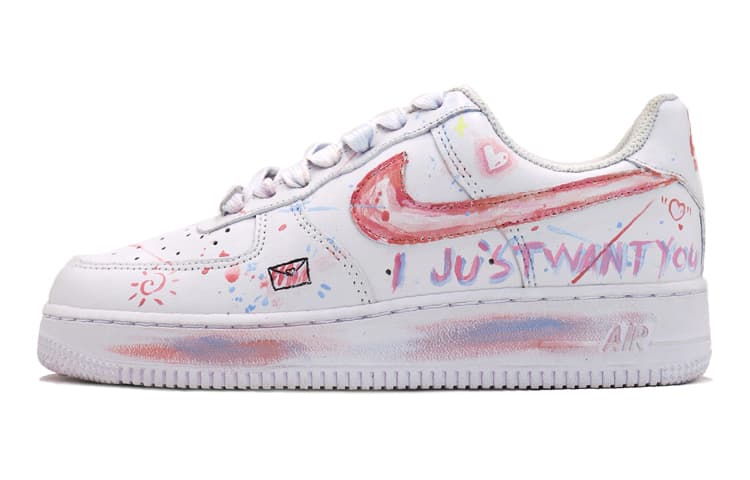 Nike Air Force 1 Skateboard Shoes Women's Low-Top White