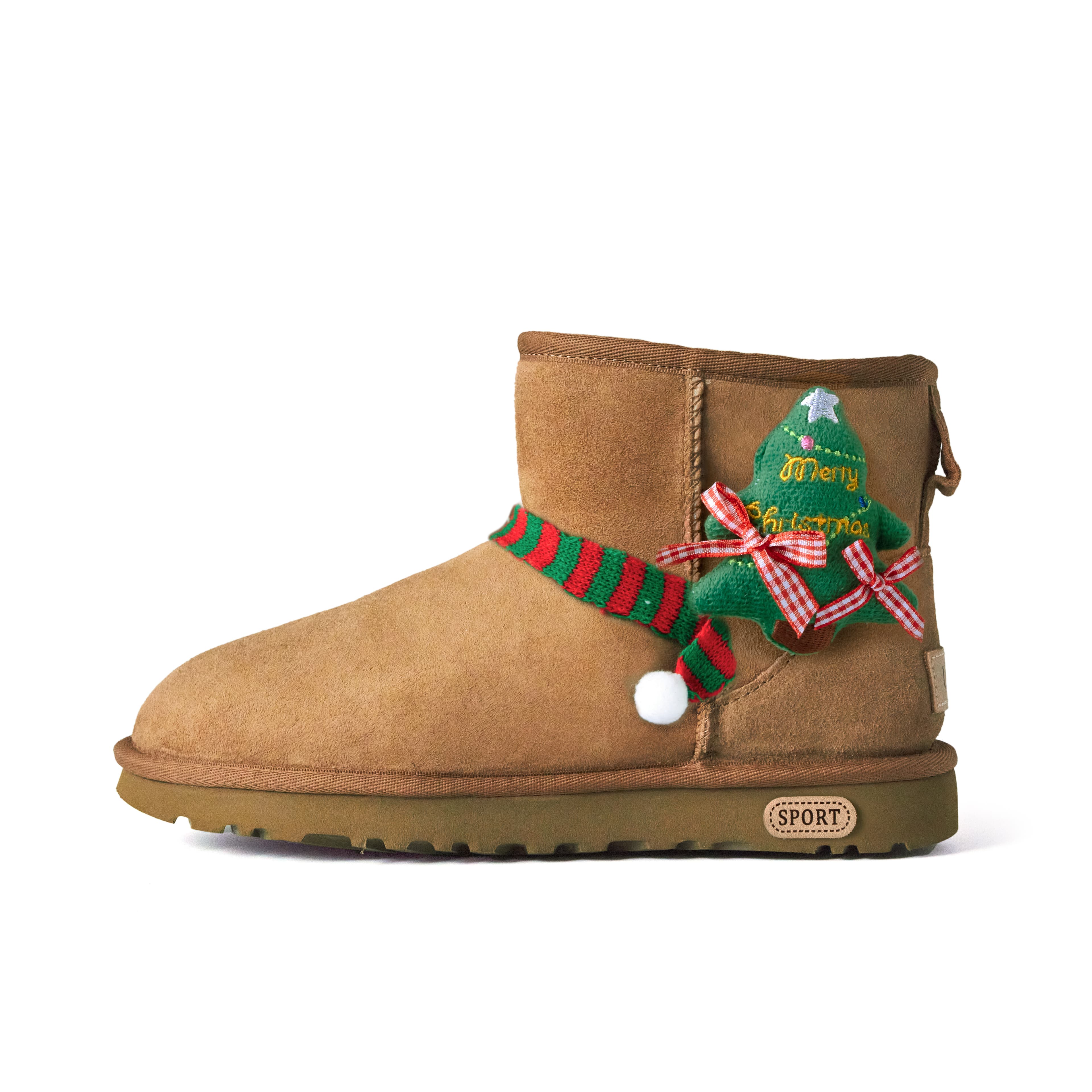 UGG 108 Cups American Ito Warm And Wear-Resistant Short Snow Boots Women's Caramel