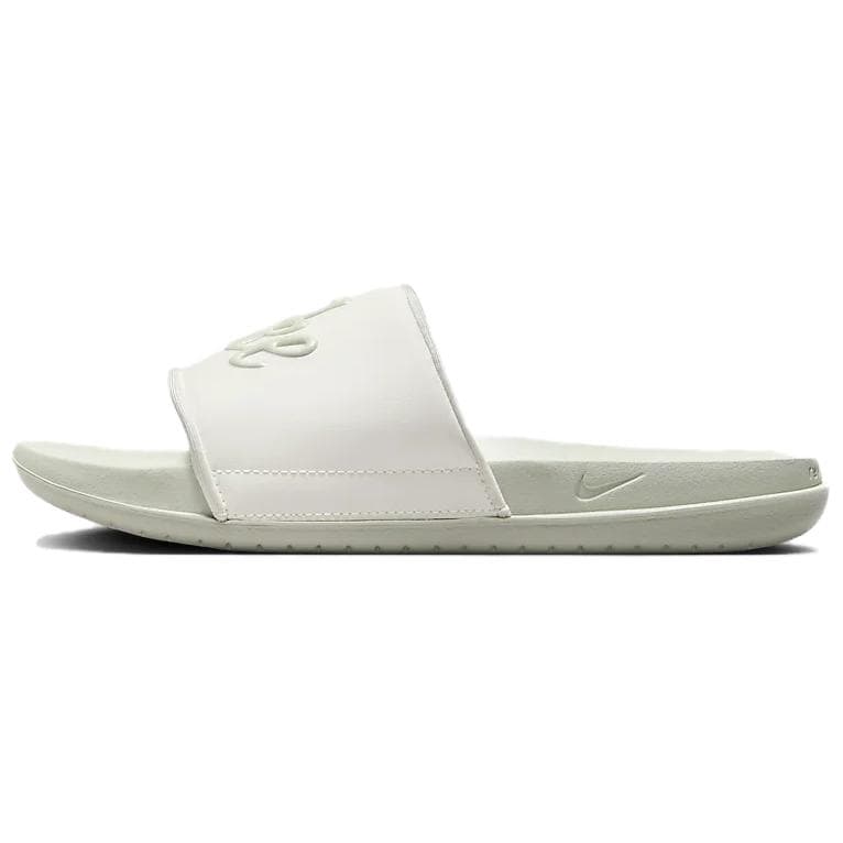 Nike Offcourt Slip-Resistant Slide Slippers Women's White Silver