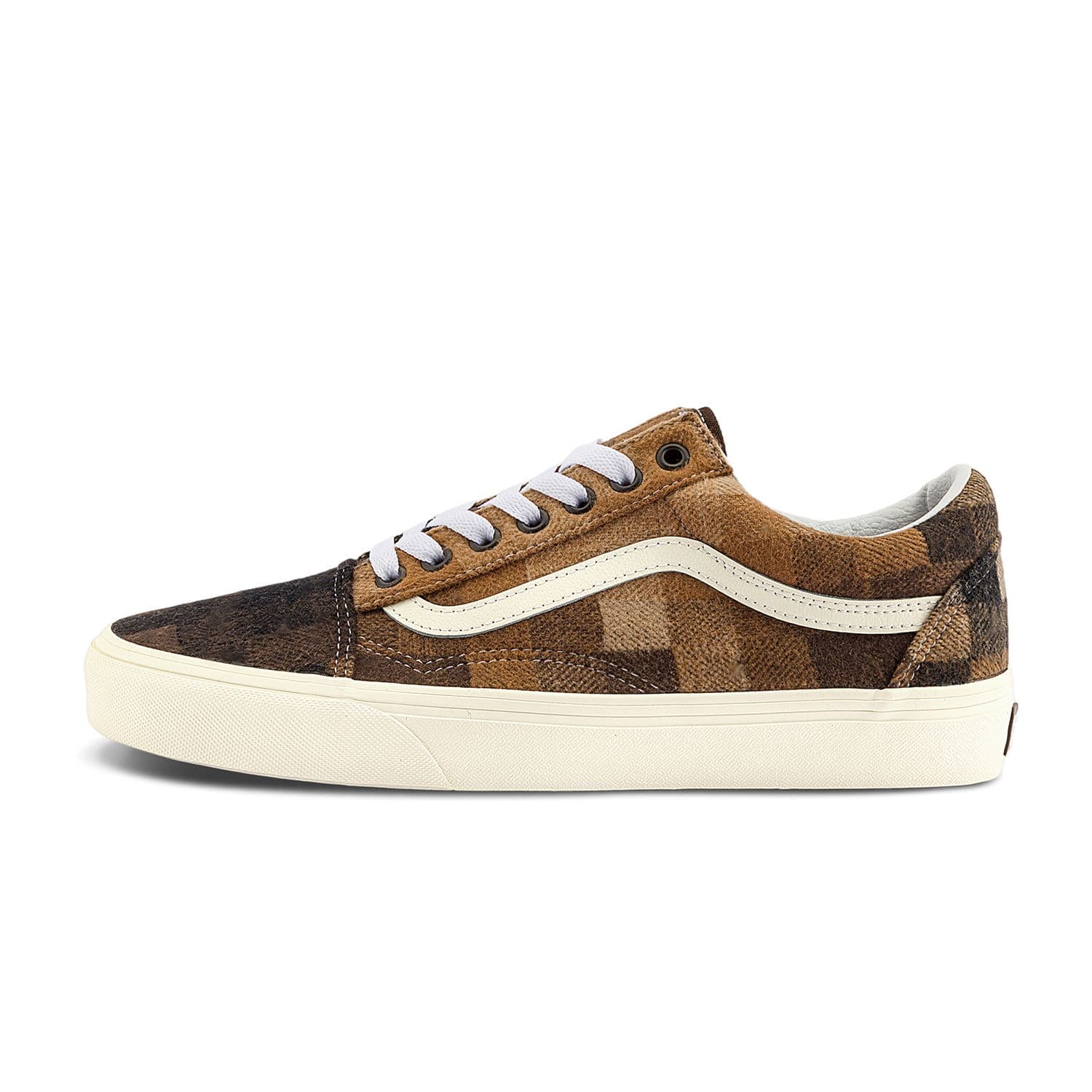 Old Skool Vans 'Checkerboard Sweater Brown'