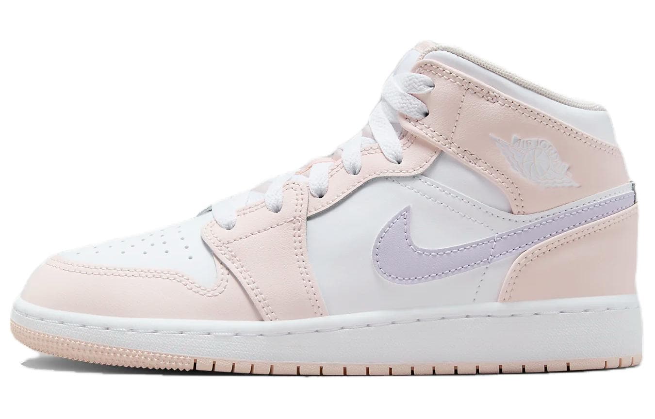 Jordan Kids Air Jordan 1 Mid "Pink Wash" Sneakers