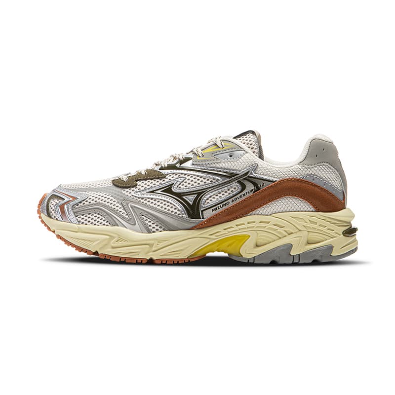 Mizuno ADVENTURE Series V2 Comfort Versatile Wear-Resistant Breathable Low-Top Dad Shoes Unisex Silver Brown