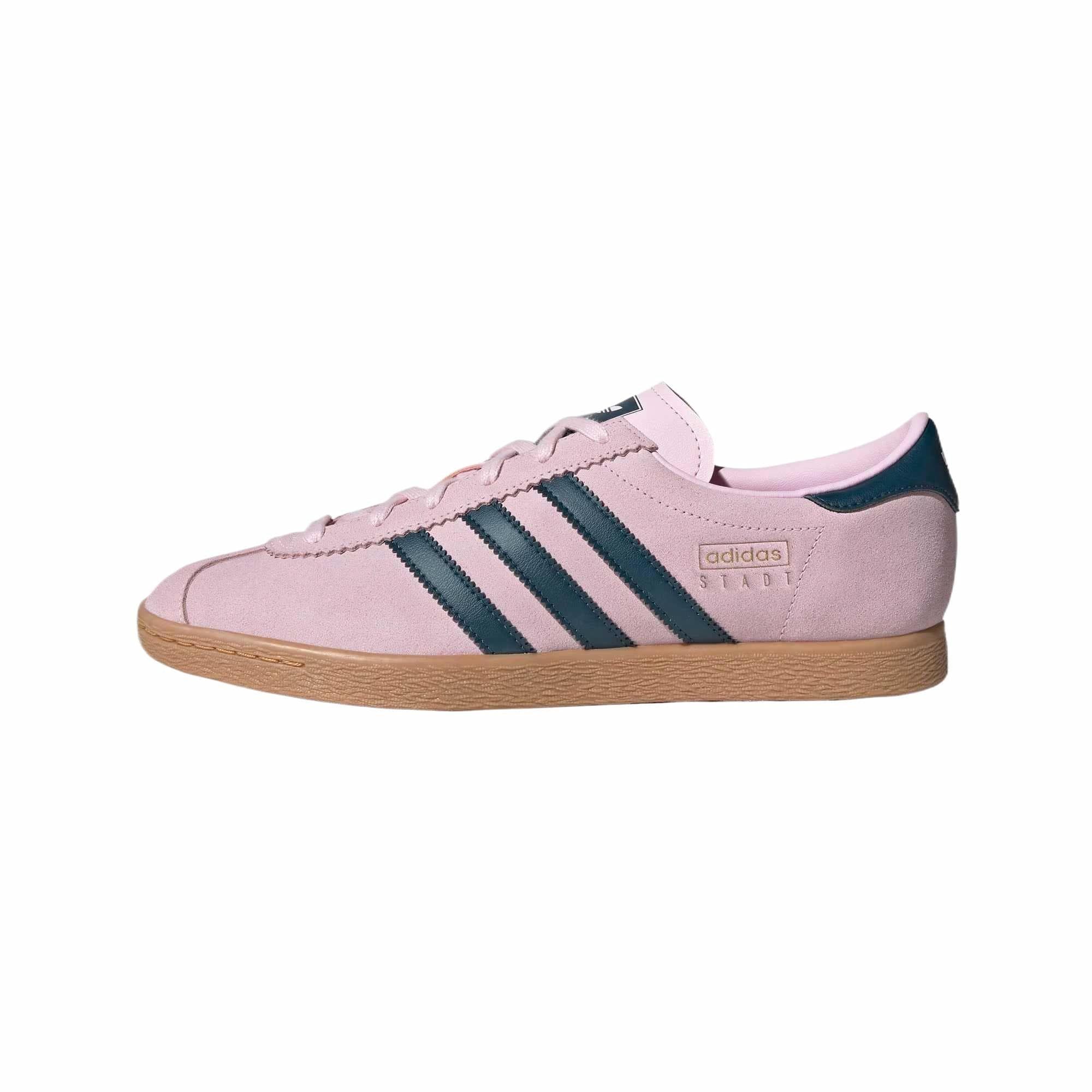 Adidas Originals Stadt Wear-Resistant Low-Top Casual Shoes Unisex Clear Pink