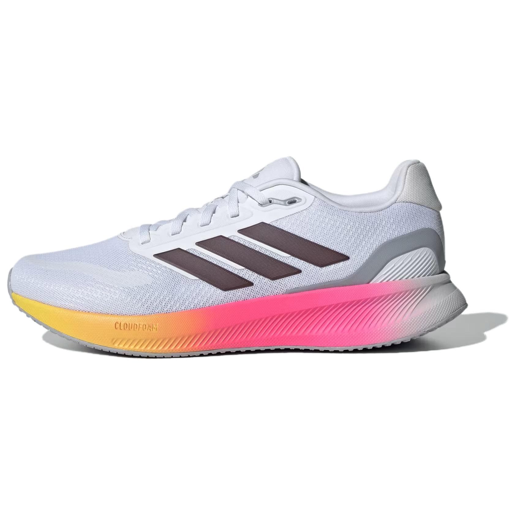 Runfalcon Adidas 5 'White Lucid Pink'