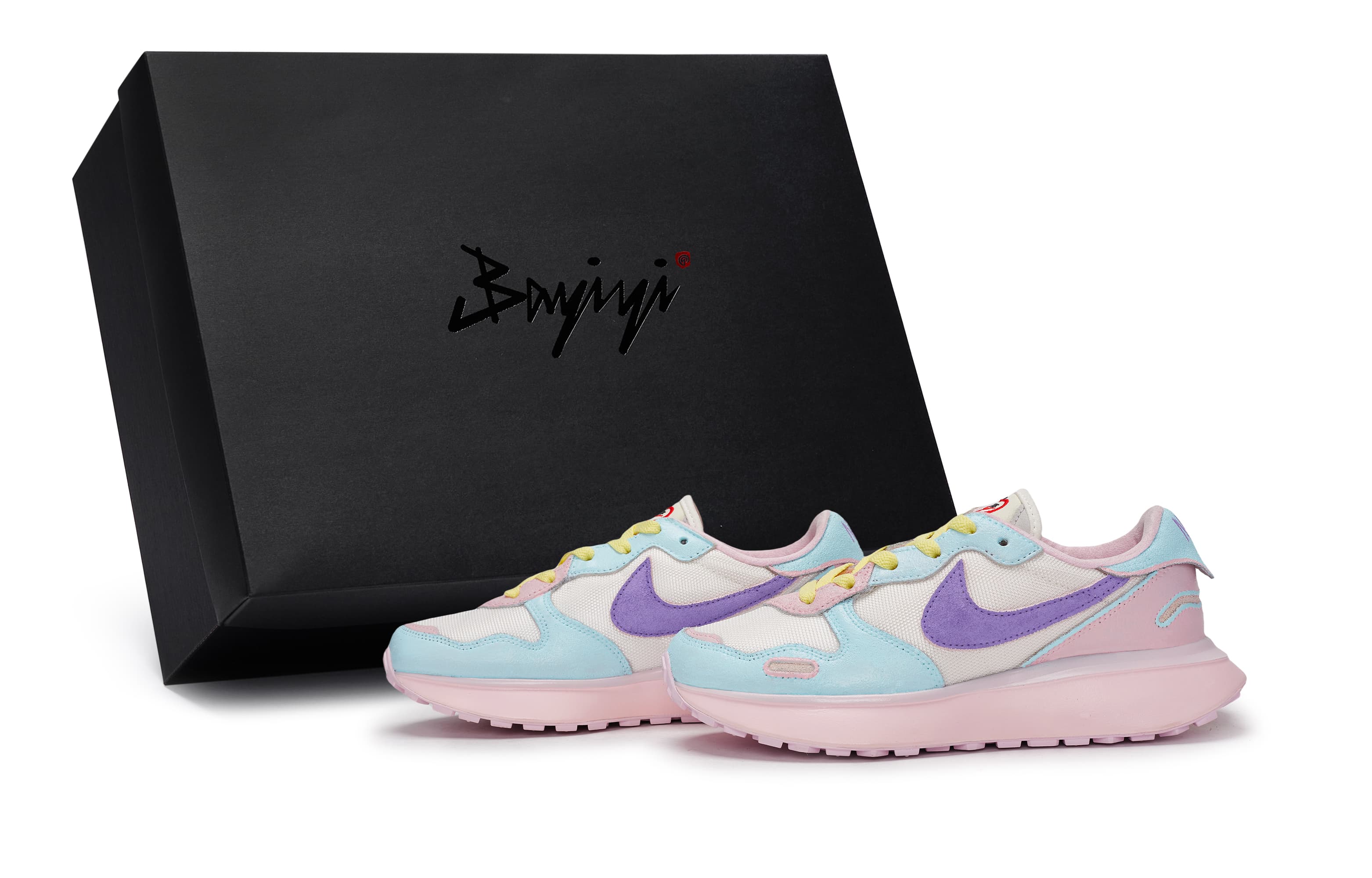 Custom Sneakers Nike Phoenix Waffle Pink Dream Summer Special Box Summer Fresh Energetic Low-Top Running Shoes Women's Pink Blue Purple