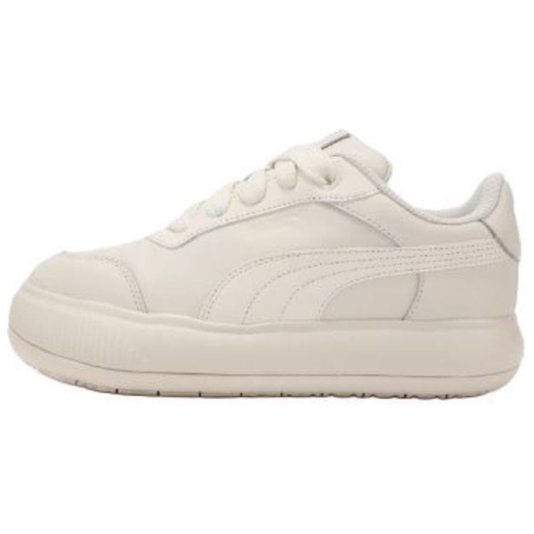 PUMA Mayu Anti-Slip Wear-Resistant Low-Top Casual Shoes Women's Ecru
