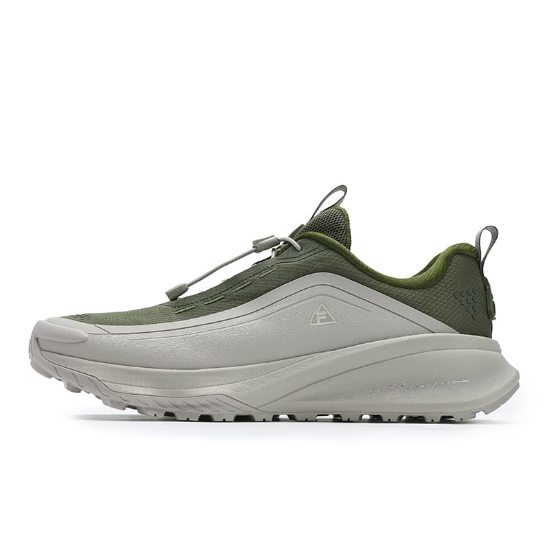 FILA SPD LYNX 3 Fashion Trendy Shock-Absorbing Low-Top Outdoor Functional Shoes Men's White/Green