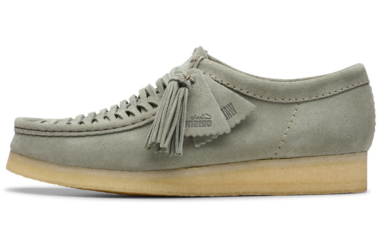 Clarks Retro Comfortable Casual Shoes Men's Grey Green