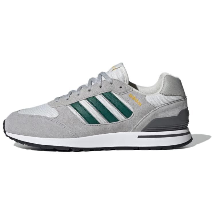 adidas Run 80s Comfortable Lightweight Low-Top Running Shoes Men's Grey White