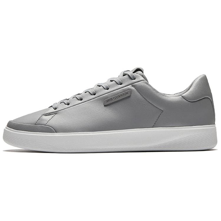 Anta Champion All-Weather Series A01 Casual Commuter Versatile Fashion Slip-Resistant Lightweight Low-Top Skate Shoes Men's Pigeon Grey
