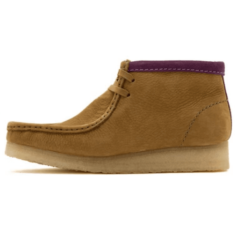 Clarks Originals WALLABEE Comfortable Versatile Short Boots Women's Brown