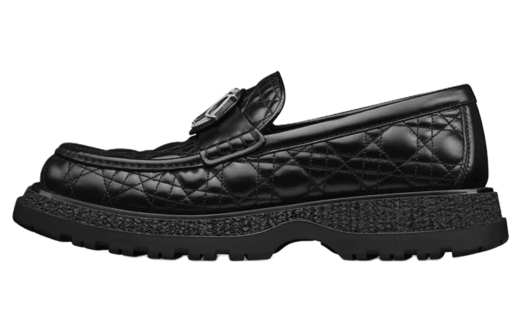 DIOR Buffalo Loafers Men's Black