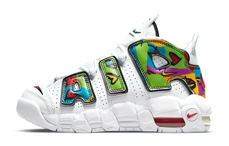 Nike Air More Uptempo Peace, Love, Swoosh GS