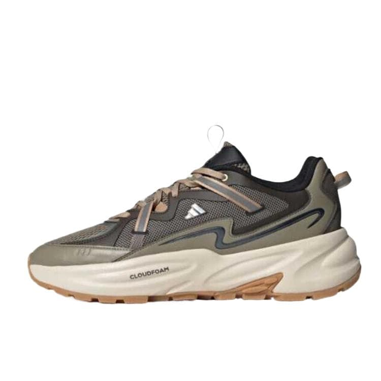 adidas Ozweego Fabric Synthetic Leather Low-Top Dad Shoes Unisex Taupe