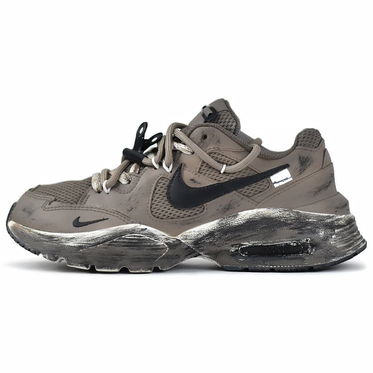 Nike Air Max Fusion Anti-Slip Wear-Resistant Low-Top Casual Running Shoes Women's Mocha