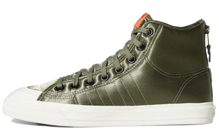Adidas Originals Nizza Hi Rf Bomber Jacket Green