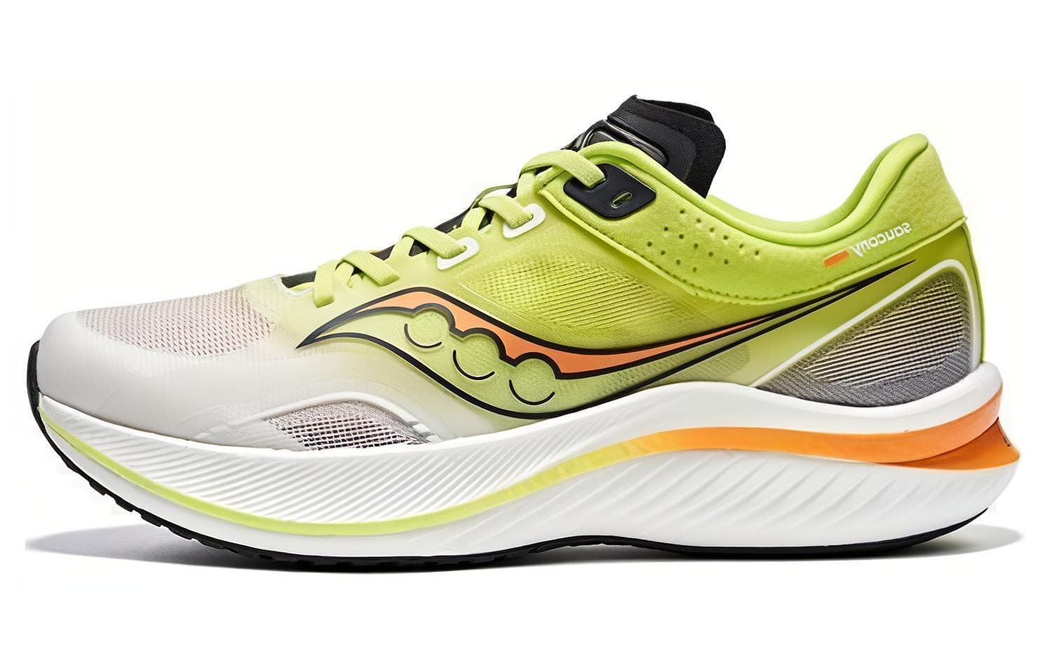 Saucony Slay Slip-Resistant Coverage Rebound Low-Top Carbon Plate Training Running Shoes Unisex White Black Yellow