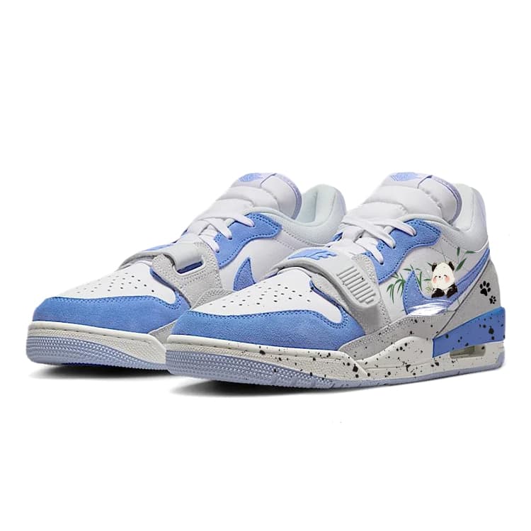 Jordan Custom Legacy 312 'Panda' Retro Basketball Shoes Unisex White