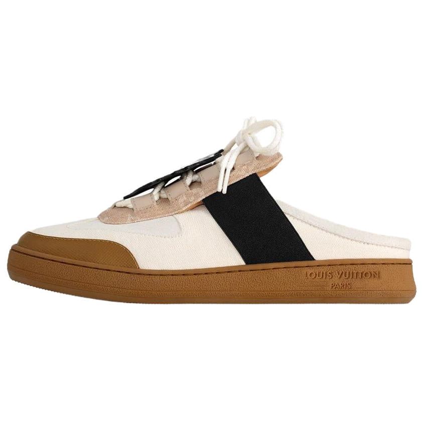 LOUIS VUITTON x Grace Coddington Catogram Collection Lous Toe-Post Sandals Women's Beige
