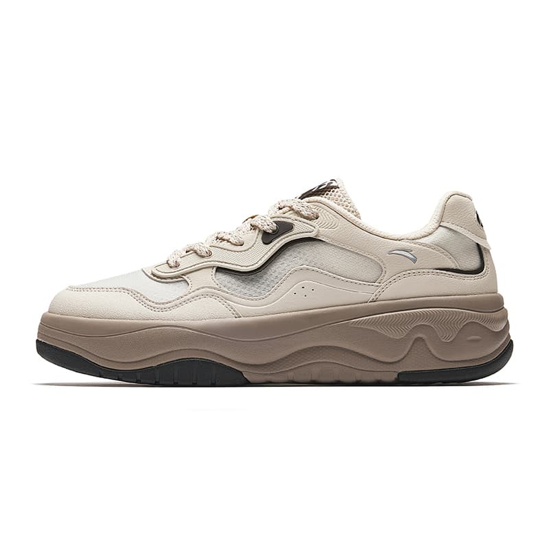 Anta Seaweed 2.0 Comfortable Versatile Slip-Resistant Breathable Wear-Resistant Low-Top Sneakers Men's Chalk White