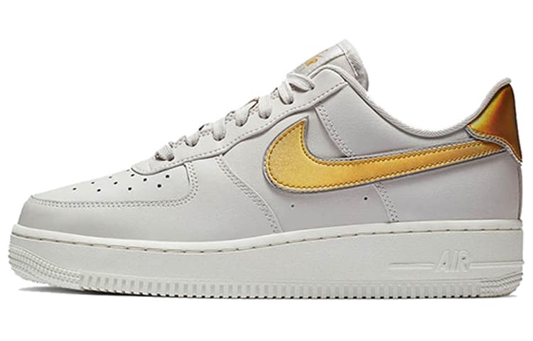 Nike Air Force 1 Low Metallic Platinum Metallic Gold Women's