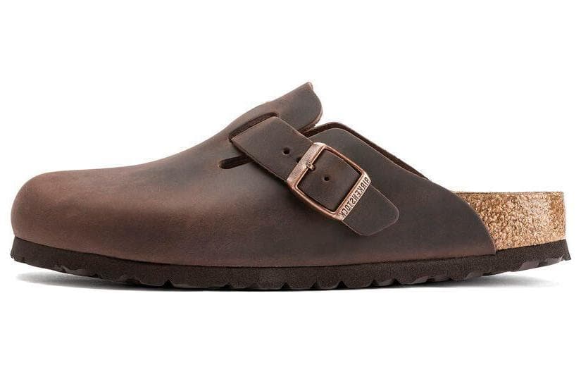 Birkenstock Boston Narrow 'Oiled Leather Habanna'