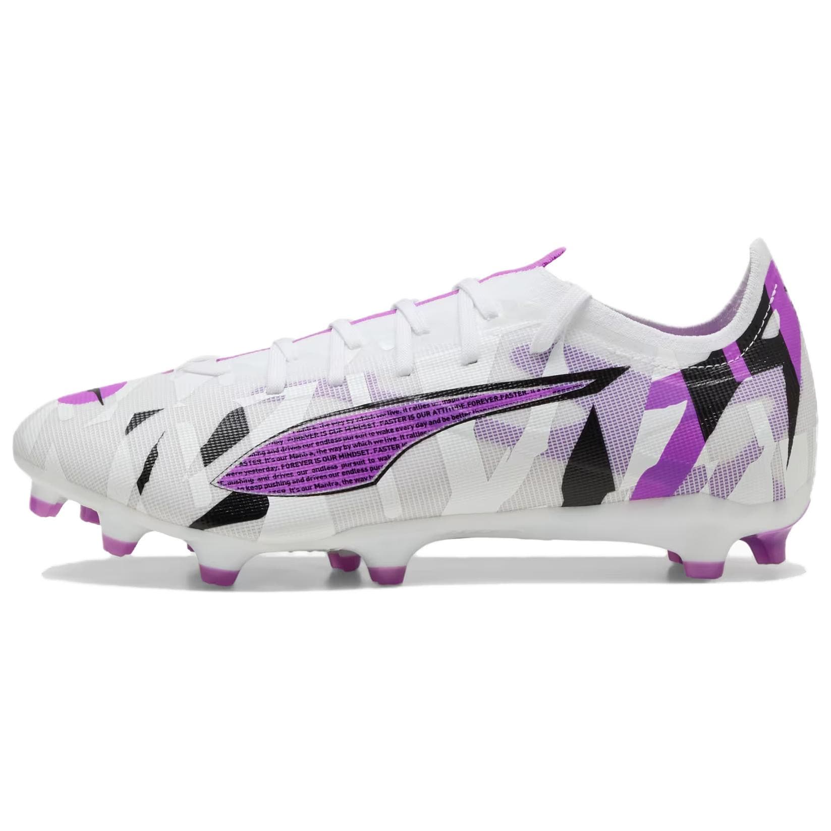 PUMA Ultra 5 Collection AG Artificial Ground FG Firm Ground Soccer Shoes Men's White