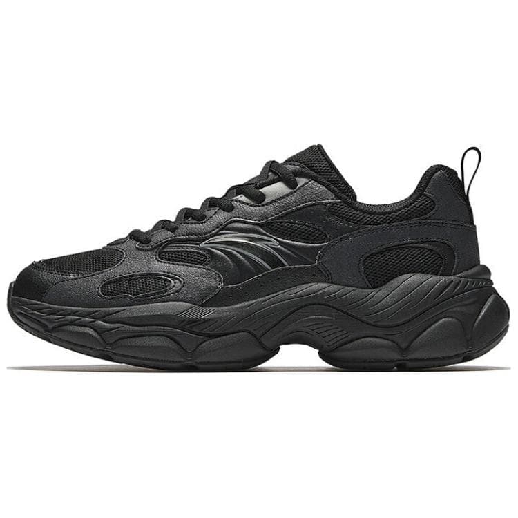 Anta 'Xiao Qian Xi' Fabric Men's Low-Top Casual Shoes Black