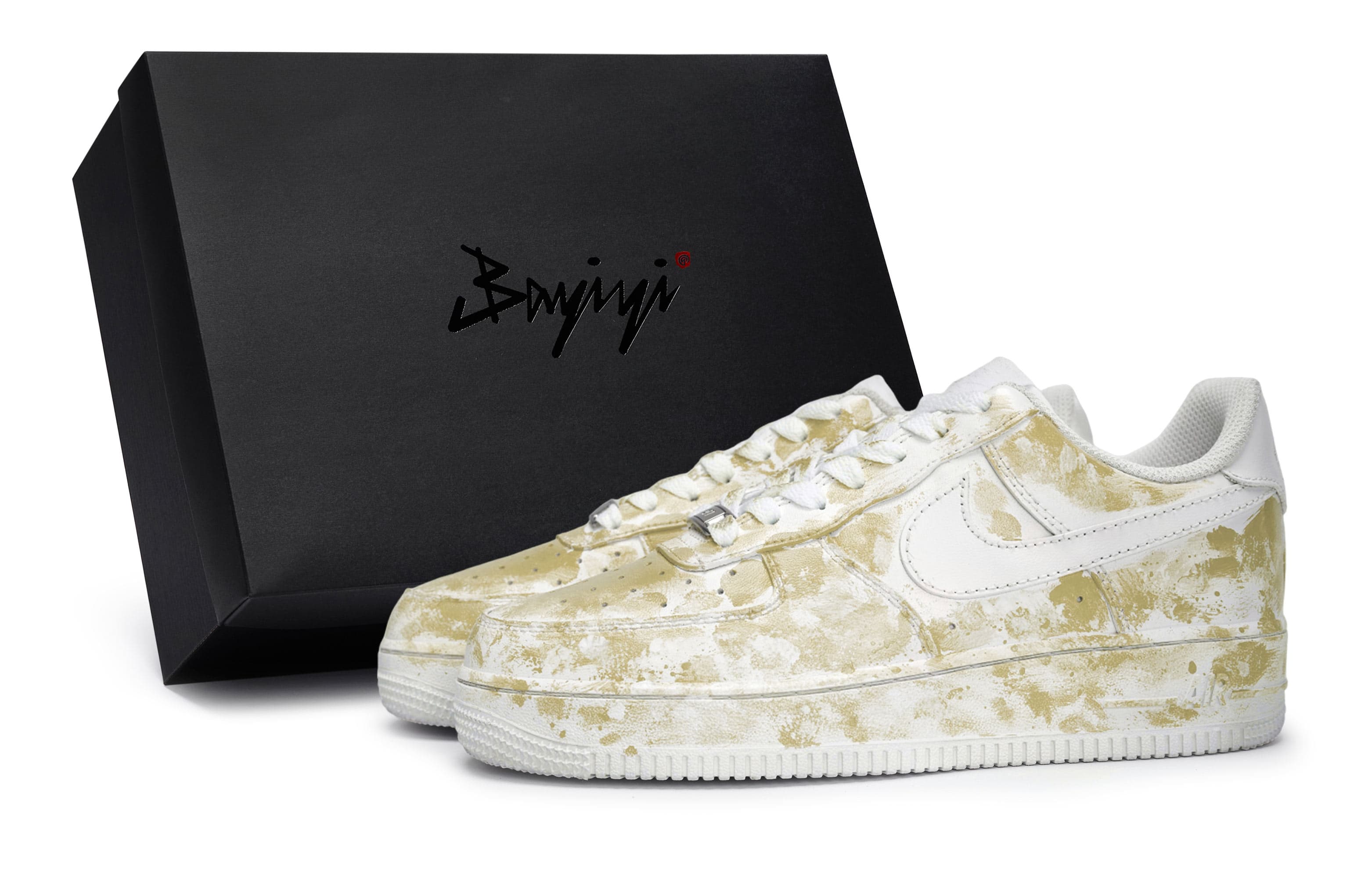 Nike Air Force 1 Skateboard Shoes Unisex Low-Top Mud Yellow