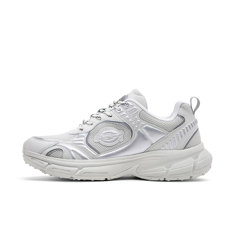 Dickies Fashion Trendy Comfortable Daily Classic Versatile Shock-Absorbing Slip-Resistant Low-Top Dad Shoes Men's Soft Light Gray