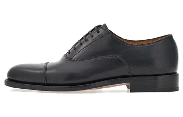 FERRAGAMO Toecapped Leather Oxford Shoes