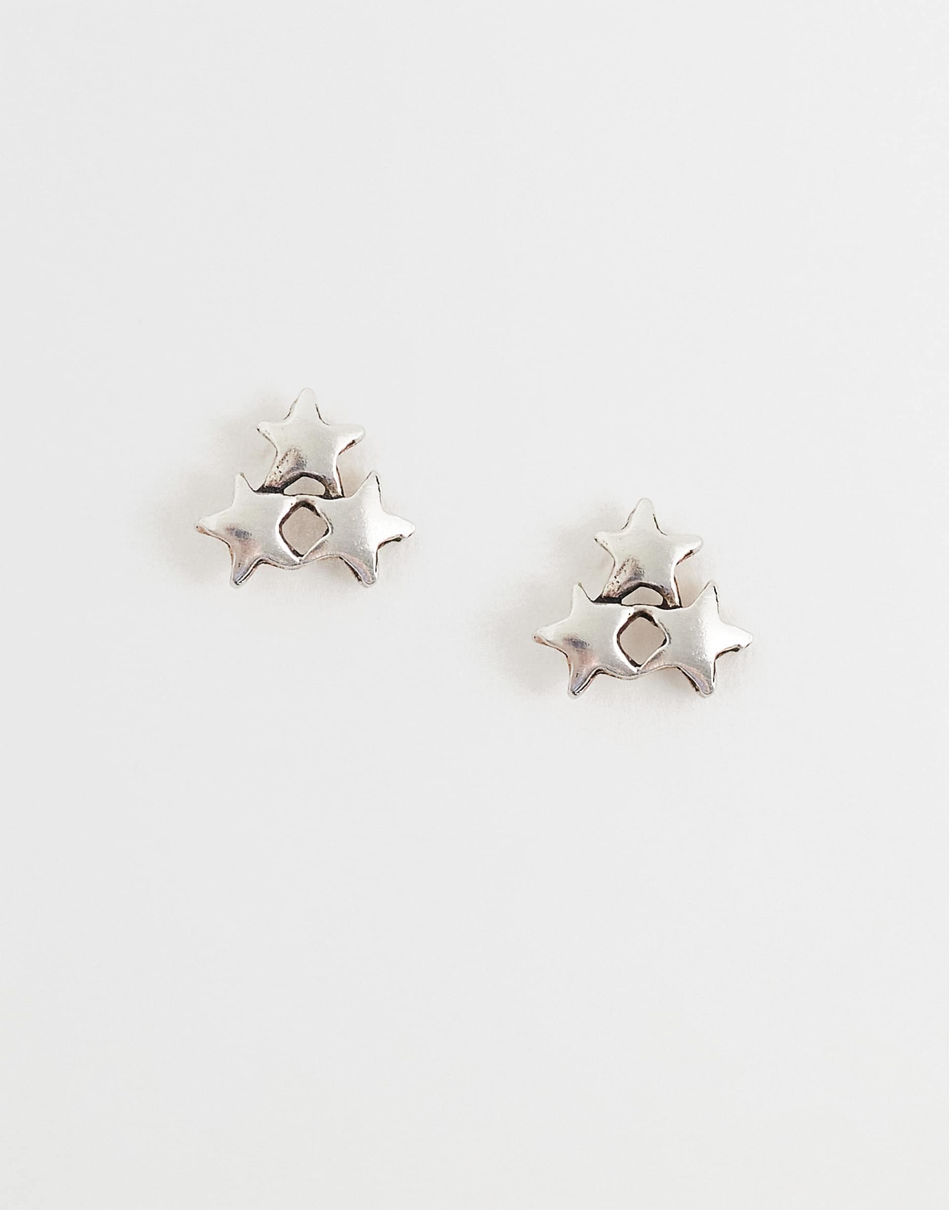 Kingsley Ryan star cluster stud earrings in sterling silver