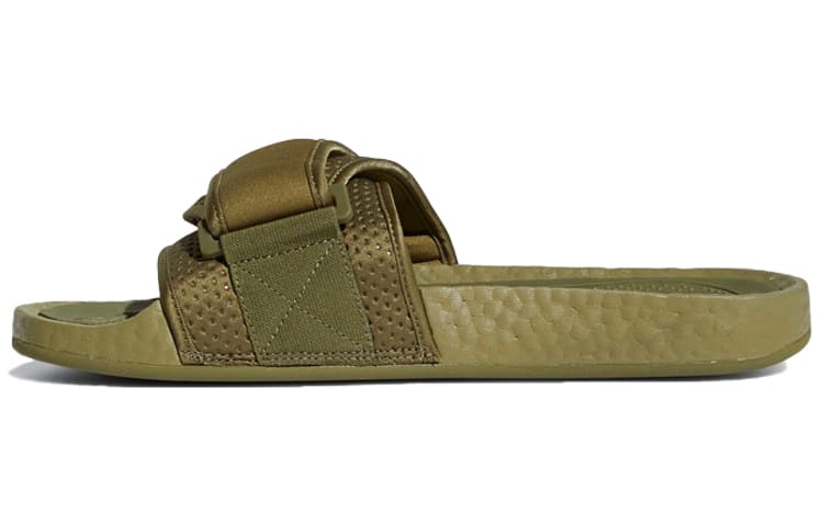 Adidas Originals Boost Slide Pharrell Olive Cargo