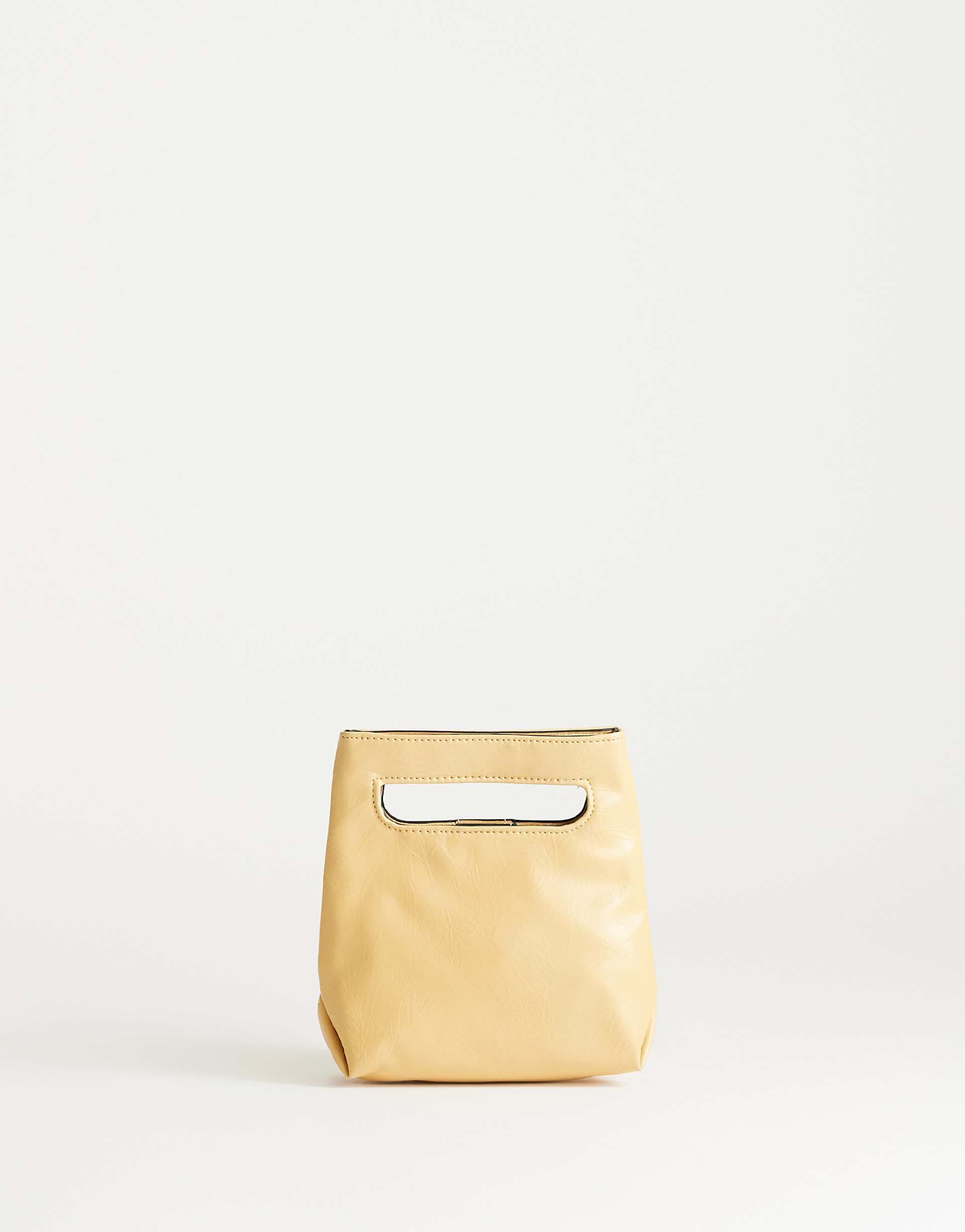 Topshop Stella small grab bag in buttermilk