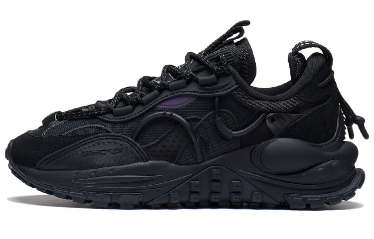 LiNing CF Star Track Cushioning Rebound Low-Top Sports Casual Shoes Women's Black