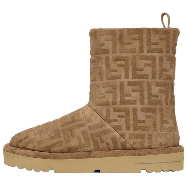 FENDI Apres Chic Monogram Detailed Boots Women's