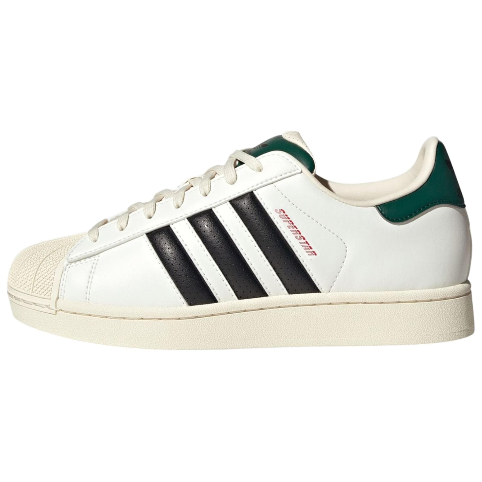 adidas Originals SUPERSTAR Versatile Comfortable Durable Low-Top Sneakers Unisex White Black Green