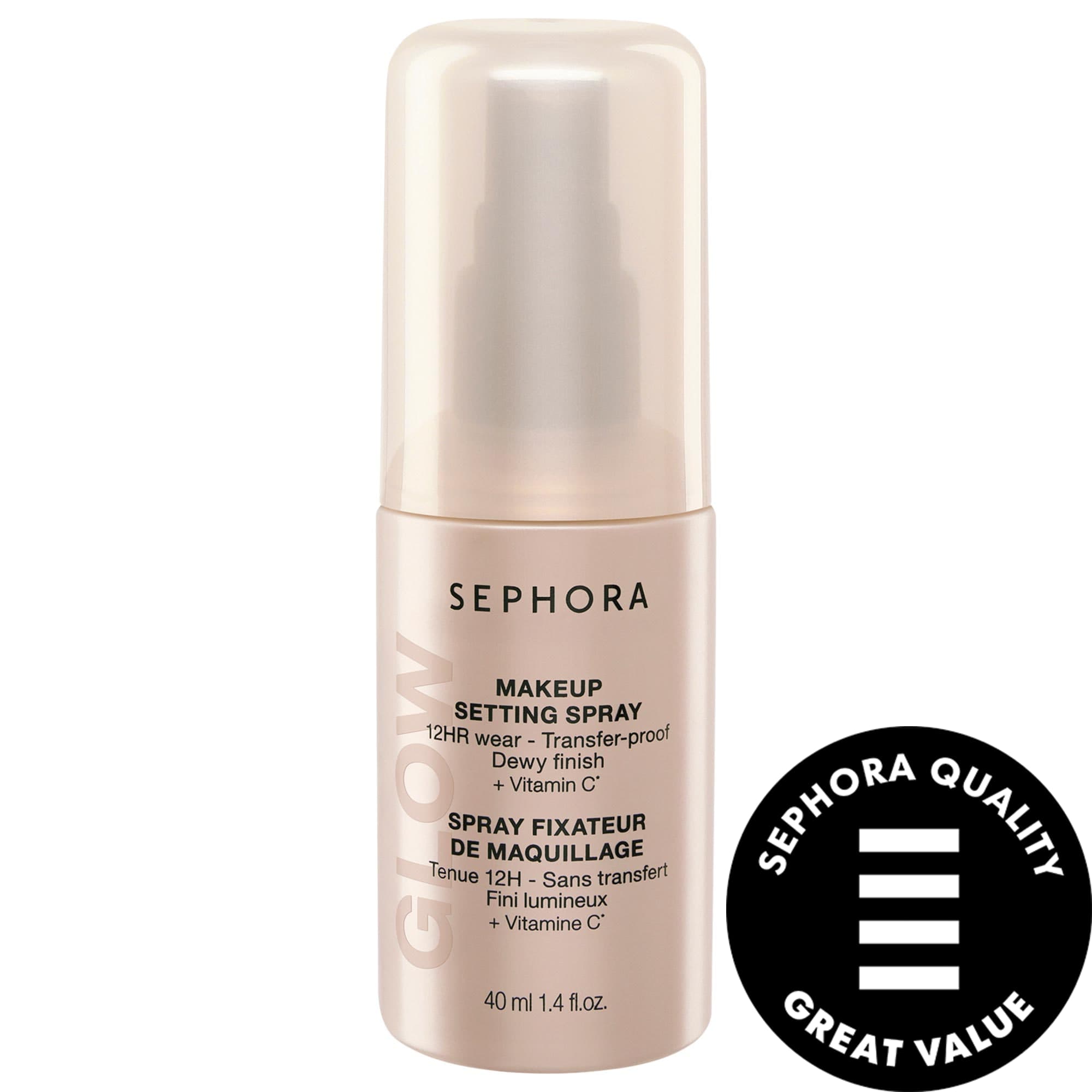 Mini Glow 12HR Wear Transferproof Makeup Setting Spray with Vitamin C