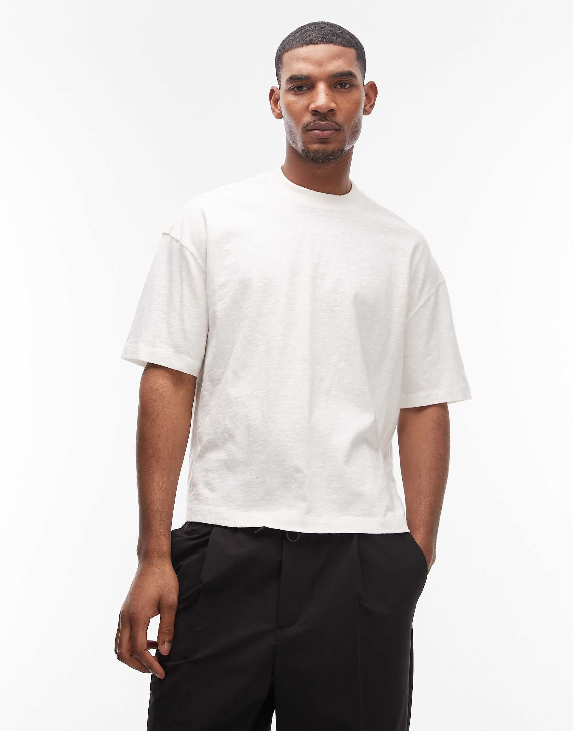AllSaints Casper short sleeve T-shirt in white
