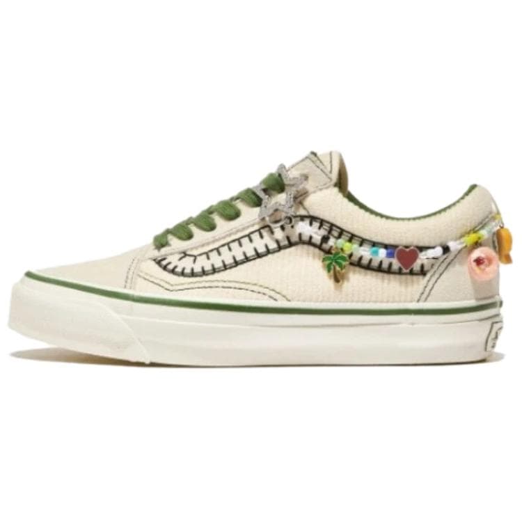 Vans Old Skool Comfortable Versatile Low-Top Sneakers Unisex Off-White
