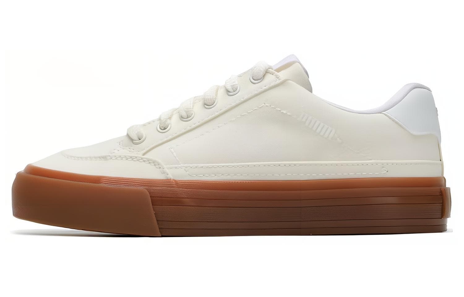 PUMA Capris Leather Skateboarding Sneakers 'White'