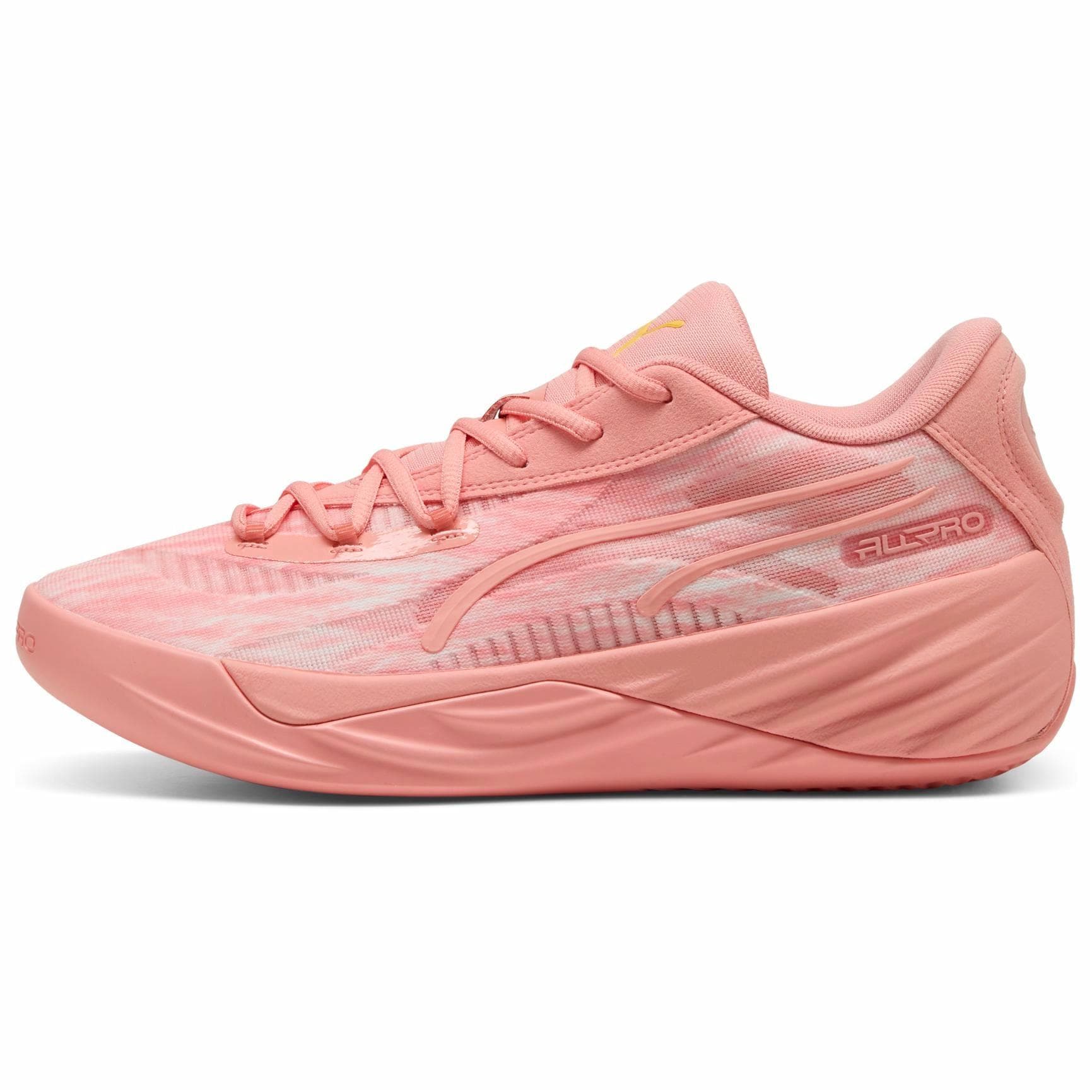 PUMA Cushioning Wear-Resistant Low-Top Basketball Shoes Unisex Pink