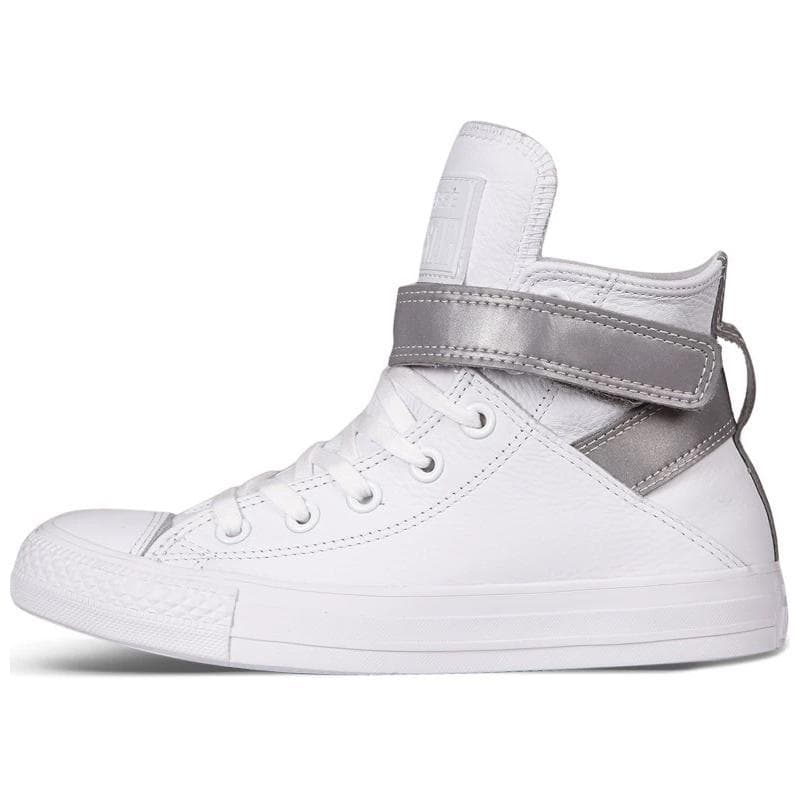 Chuck Taylor All Star Women's Converse Brea Reflective Hi 'White Silver' Women's
