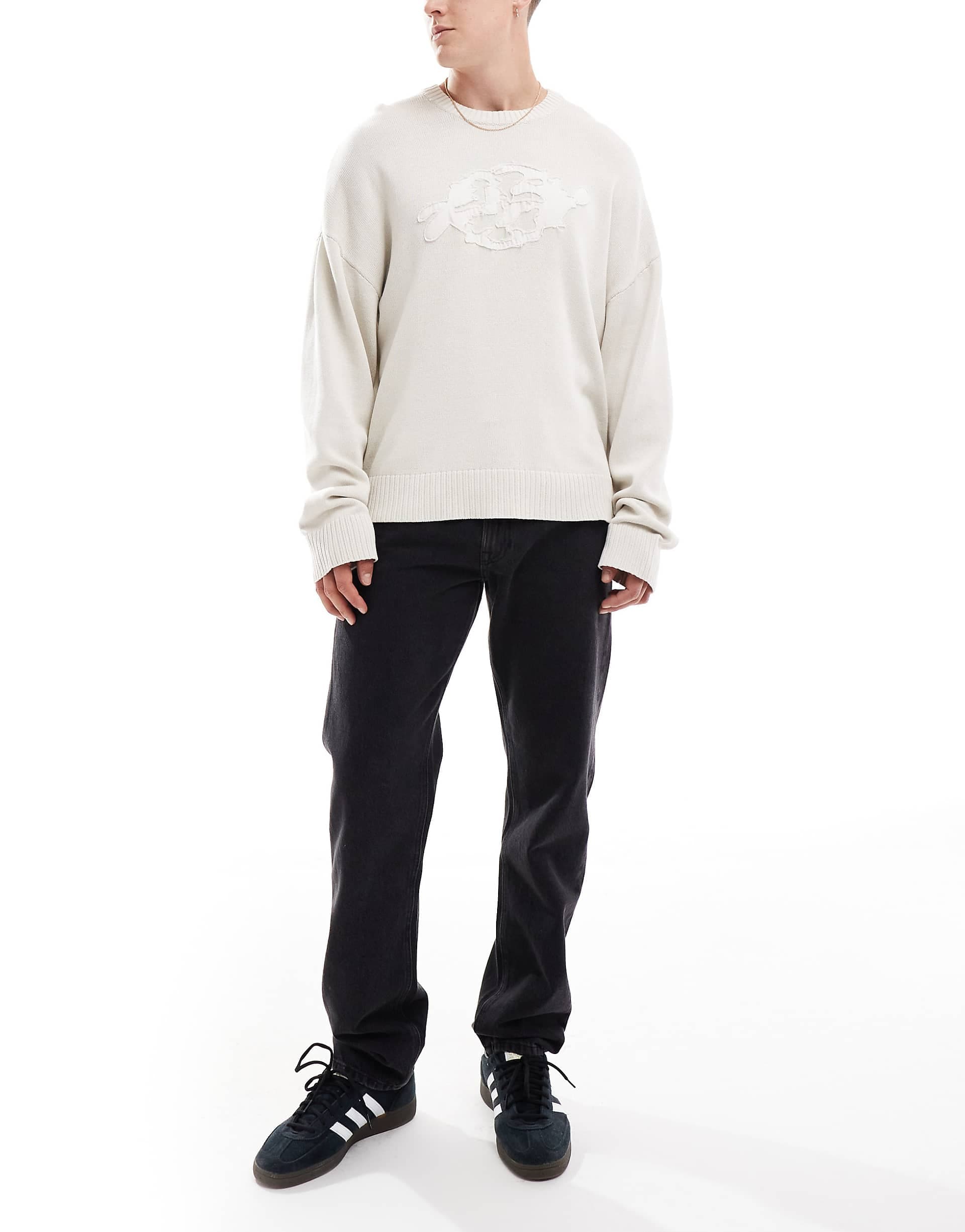 JJ Rebel Ryan relaxed fit jeans in black